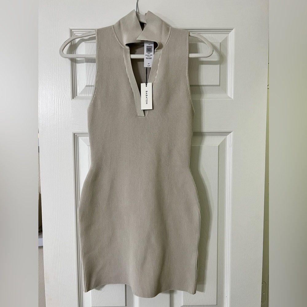 Aritzia Babaton Sculpt Knit Polo Dress